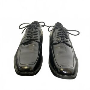 Stacy Adams Men's Size 11M Black Genuine Leather Oxford Derby Dress Shoes